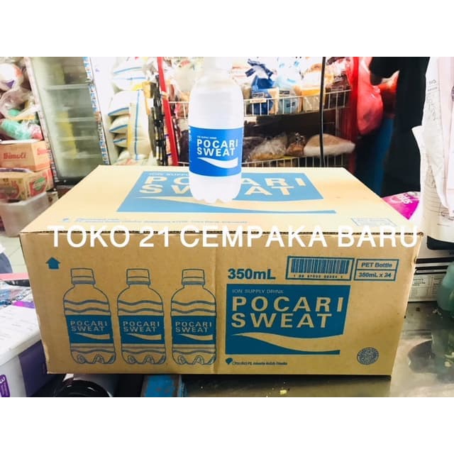 

Pocari Sweat BOTOL 350ml 1 KARTON isi 24 PCS | Minuman Ion Murah 350 ml