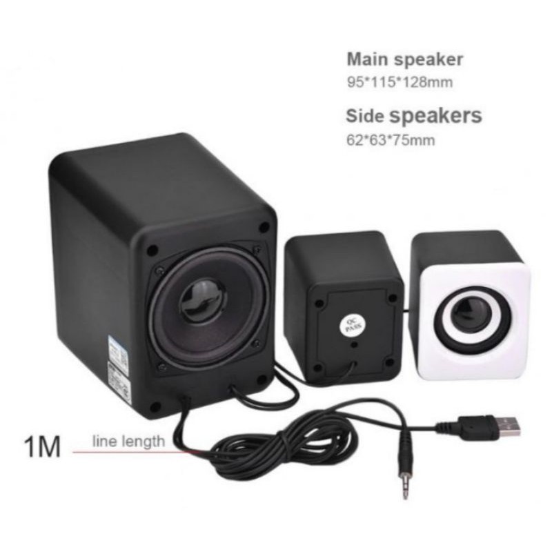 Speaker Stereo 2.1 With Subwoofer &amp; USB Power