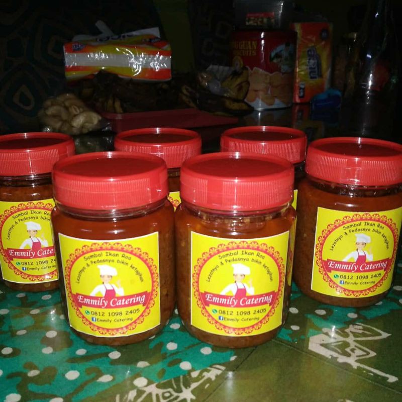 

sambel ikan roa emmily