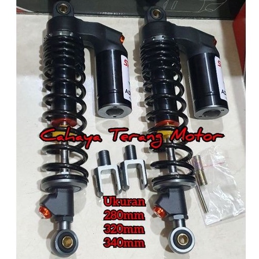 Shock Tabung Showa, Shockbreaker Showa 280mm, 320mm, 340mm, Jupiter,Vega,Rxking,Tiger,Nmax,Pcx,Supra