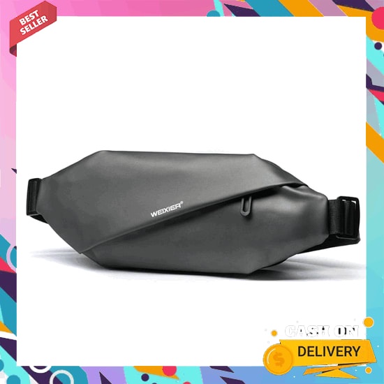 [Bisa Cod] Real Tas Selempang Sling Bag Tas Wallet Kecil Mini Distro Pria Wanita | Tas Kain Kanvas S