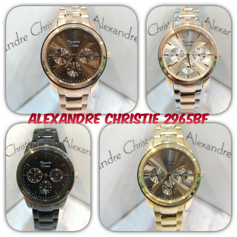 Jam Tangan Wanita Alexandre Christie 2965 AC2965 AC 2965, ORIGINAL, bergaransi resmi internasional.