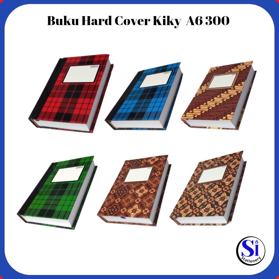 

Buku Hard Cover KIKY A6 300 Lembar