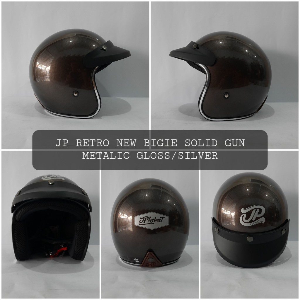 HELM BOGO JPX_JP NEW BIGIE_SOLID - GUN METAL GLOSSI