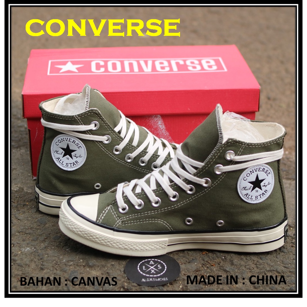 Converse 70s High Field Surplus Black Egret Bnib Tag Vietnam 36-