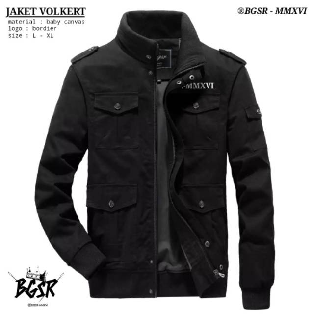 Jaket parka pria / jaket semi parka pria  B.G.S.R style terbaru premium