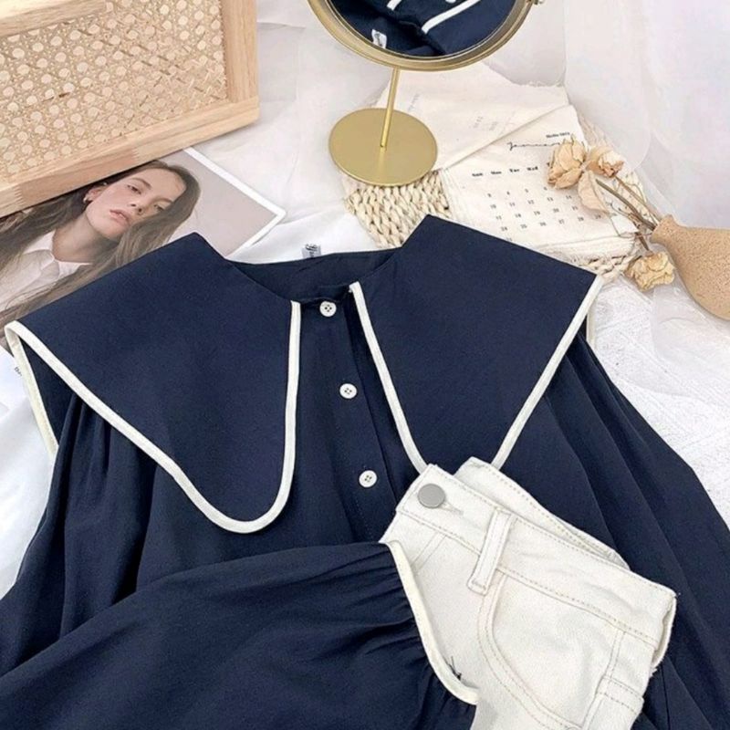 Benet blouse atasan wanita top korean style fashion wanita remaja