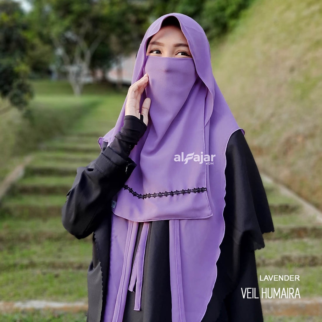 CADAR NIQOB BANDANA Veil Humaira Dua Layer by Alfajar