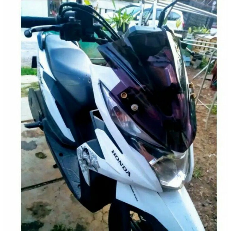 Visor Windshield modifikasi beat street*beat vario*beat f1