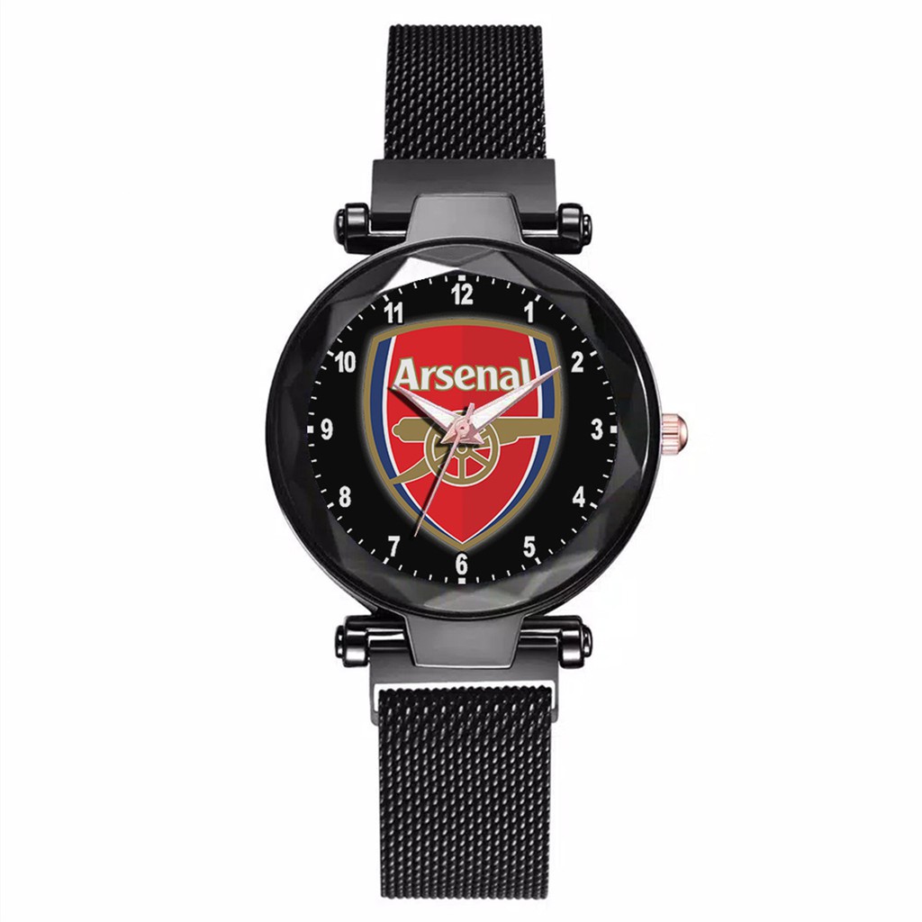 Jam Tangan Wanita Custom - ARSENAL 1 Free Box &amp; Batre Cadangan