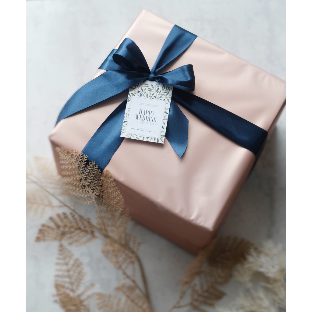 

Rose Gold Gift Box- Bungkus Kado Gift+ Greeting Card