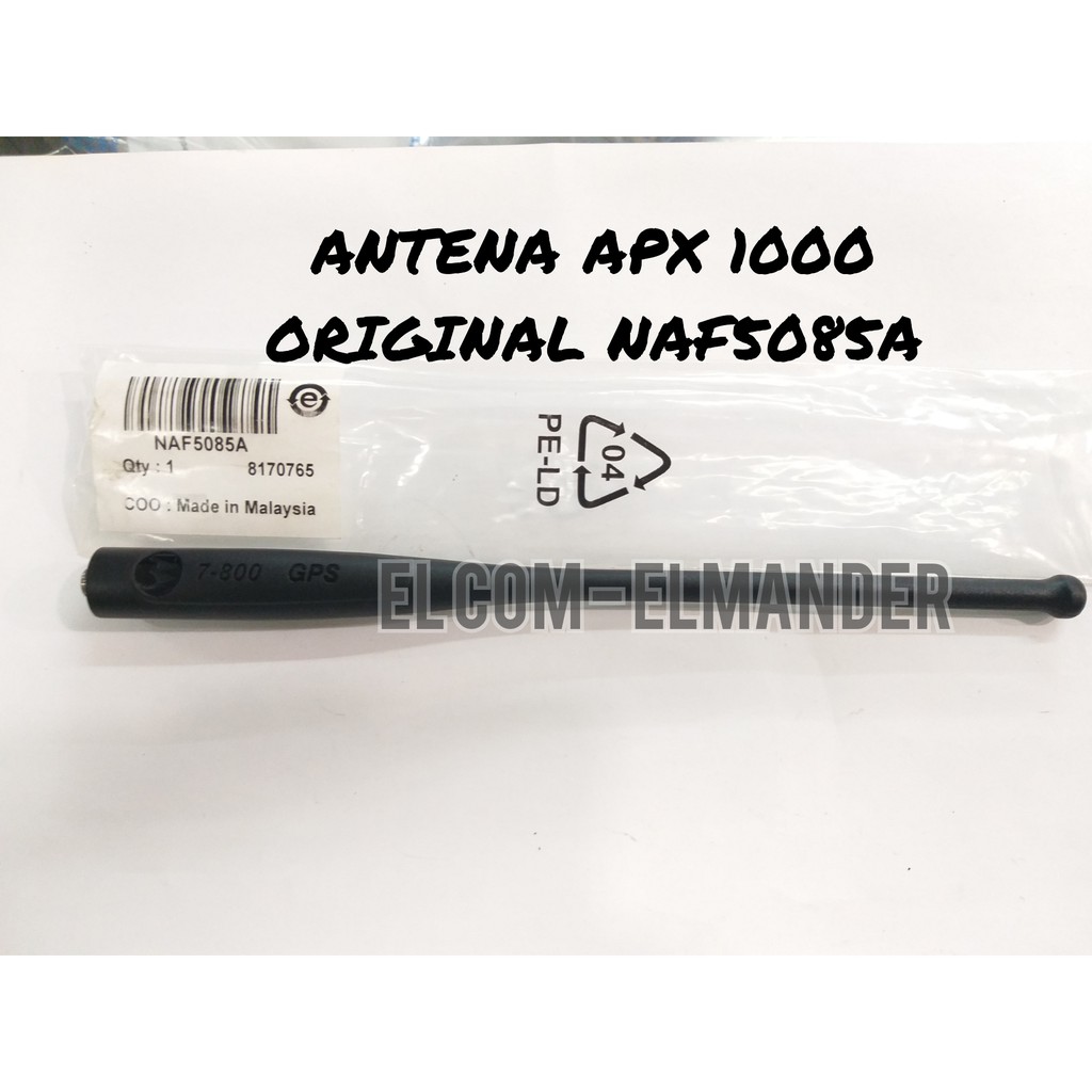 ANTENNA HT MOTOROLA APX 1000 UHF - ANTENA HT MOTOROLA APX1000 APX 1000 UHF 800 ORIGINAL NAF5085A