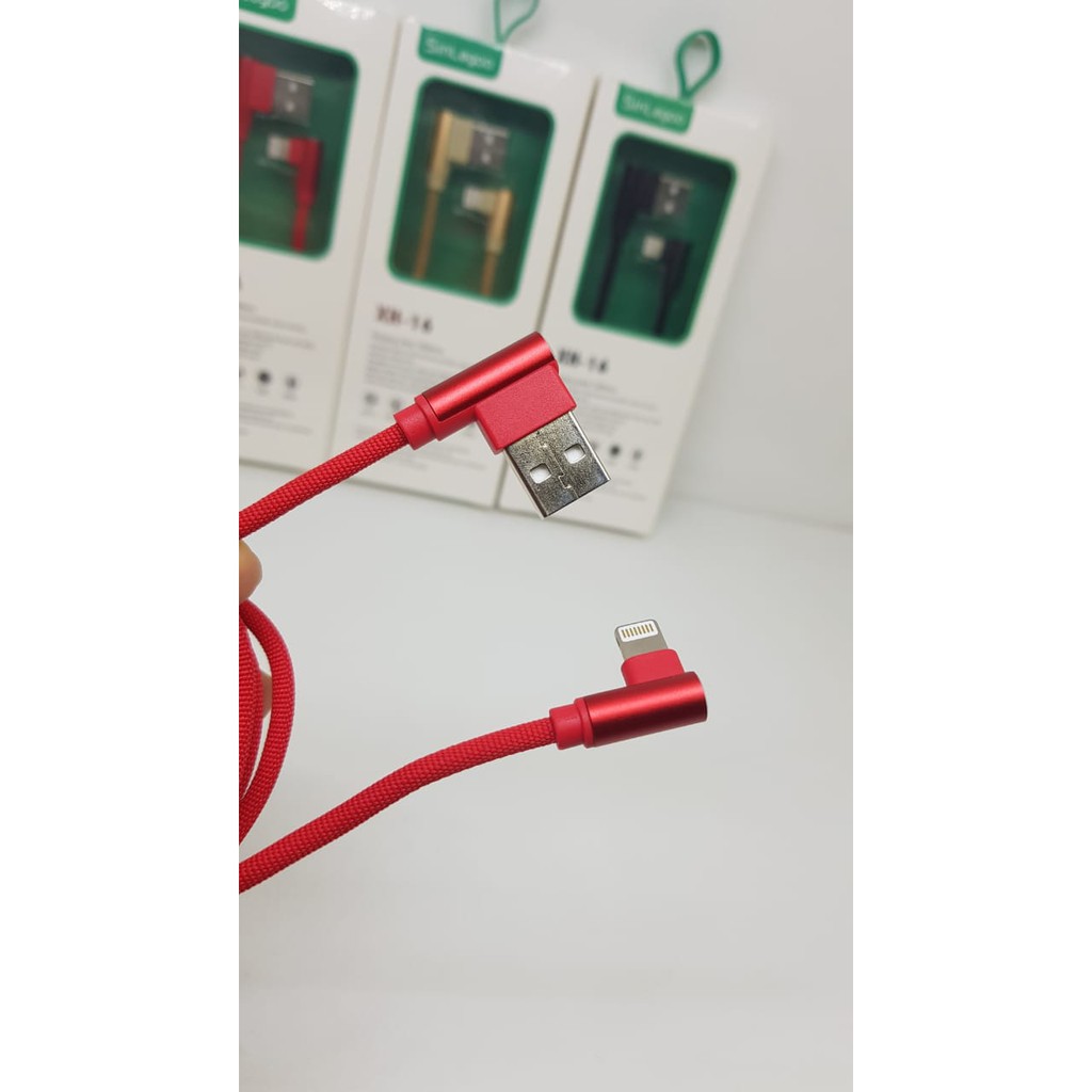 Kabel Data GAMER iPhone SINLEGOO XH16 2.4A 1m FAST CHARGING Lightning XH-16 KWALITAS BAGUS GARANSI