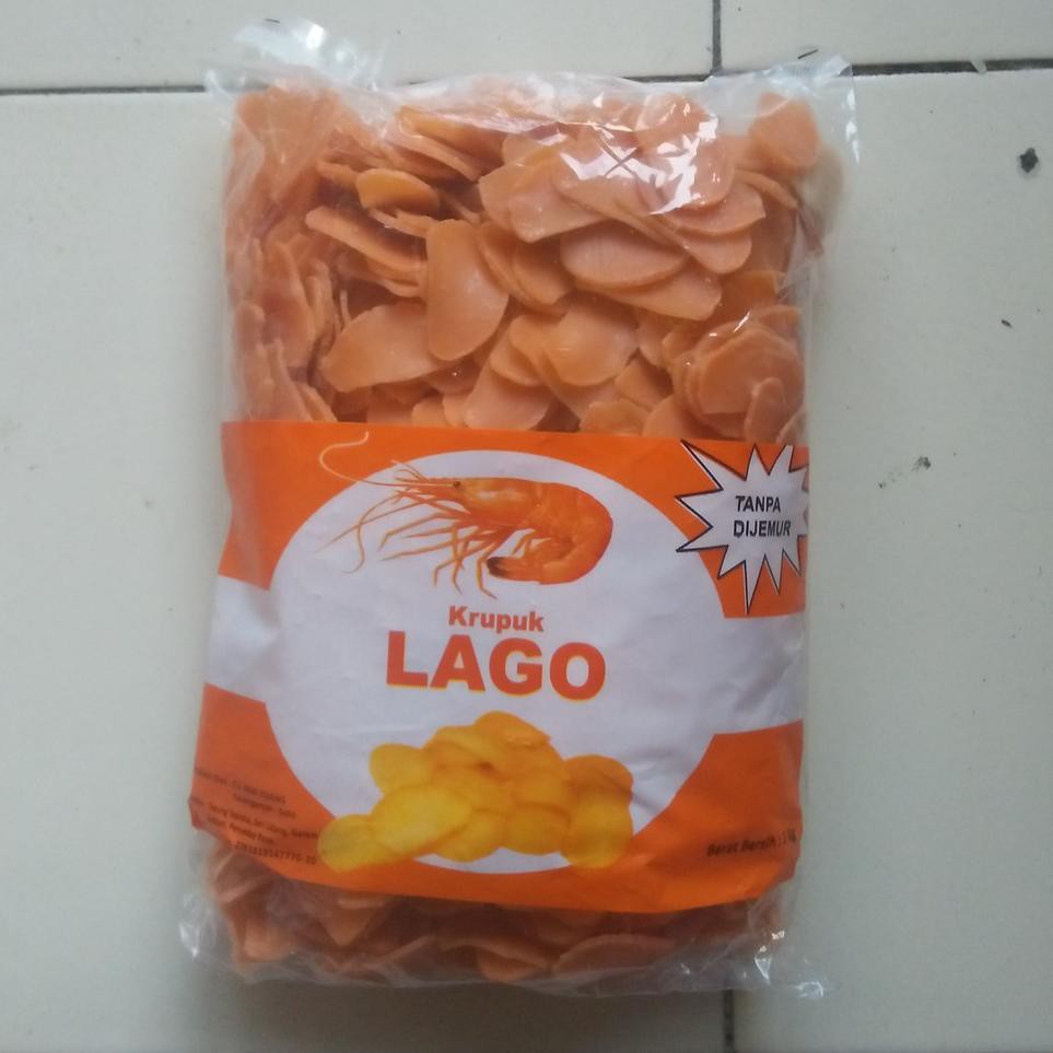 

Cxl60 KERUPUK UDANG LAGO 1KG .,,.,.,