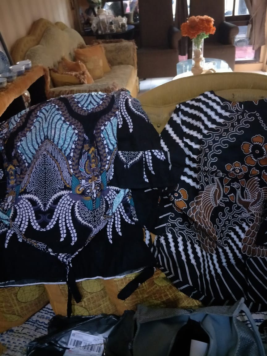 Tunik Batik Coklatan Soft Tunik Terbaru