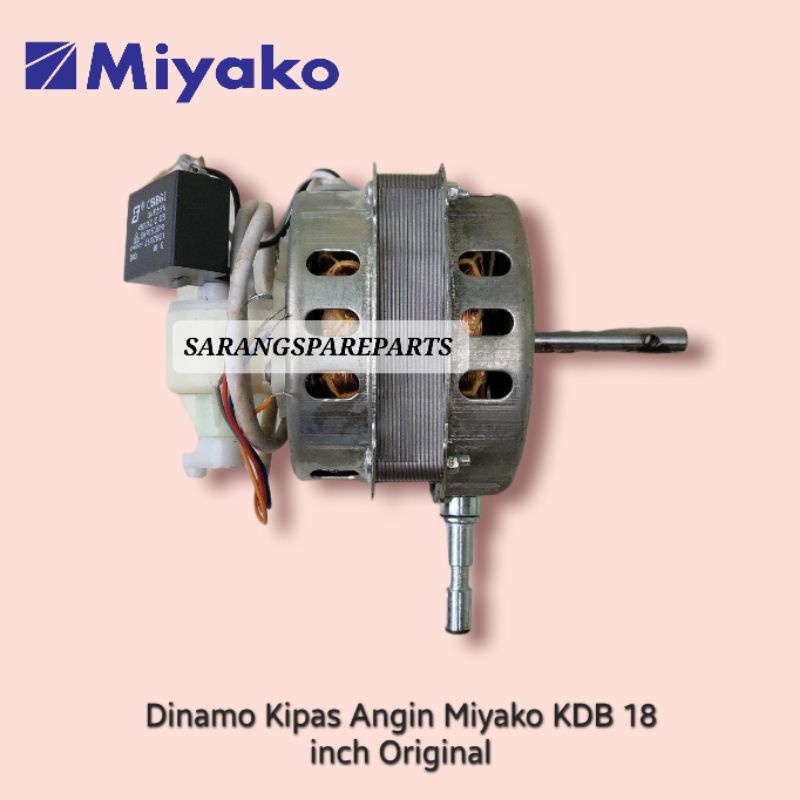 DINAMO KIPAS ANGIN MIYAKO KDB 18 INCH ORIGINAL TEMBAGA