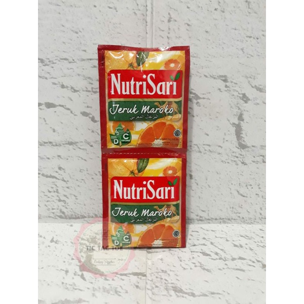 Nutrisari jeruk maroko /nutrisari /bubuk minuman /minuman nutrisari /nutrisari sachet/ isi 10pcs