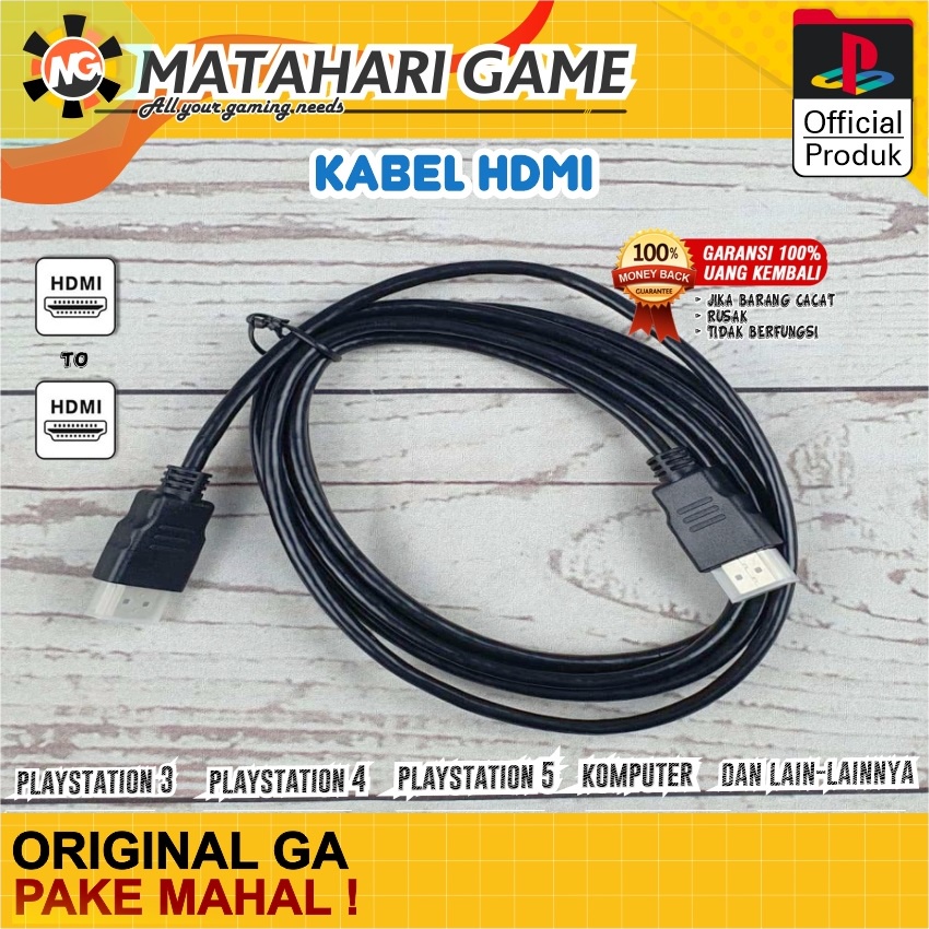 Kabel Cable HDMI To HDMI PS3 PS4 PS5 1.5 Meter FULL HD