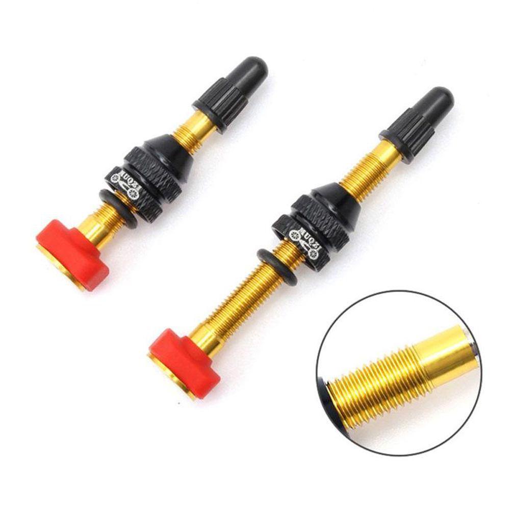 Lanfy F/V Presta Valve MTB 40mm 60mm CNC Technology Aluminium Alloy Aksesoris Bersepeda Sepeda Alloy Nipple