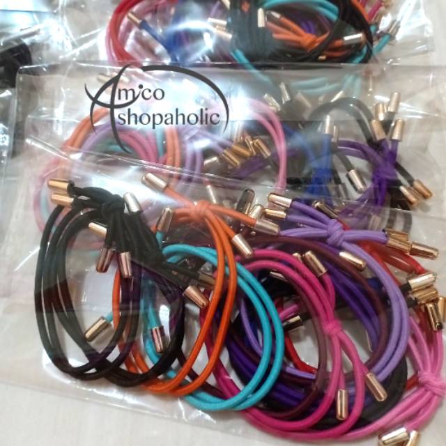 

Kuncir Polos elastis isi 12pcs