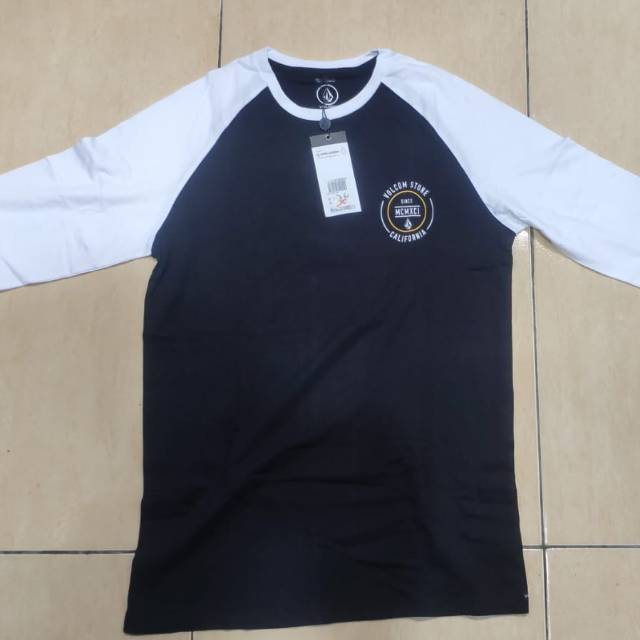 Baju volcom lengan panjang original bahan katun adem nyaman dipakai