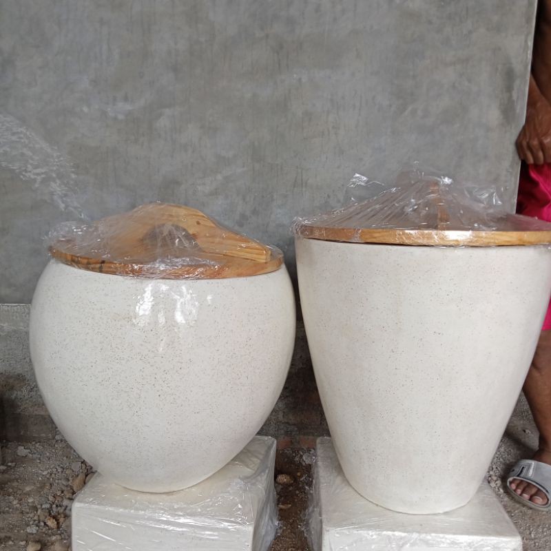 Bak Mandi Keramik Batu Terasso Marmer 60 x 45 cm - COD