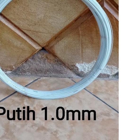 ► Ruji fiber putih 1.0mm untuk sangkar kecil, pcmi dll ✻