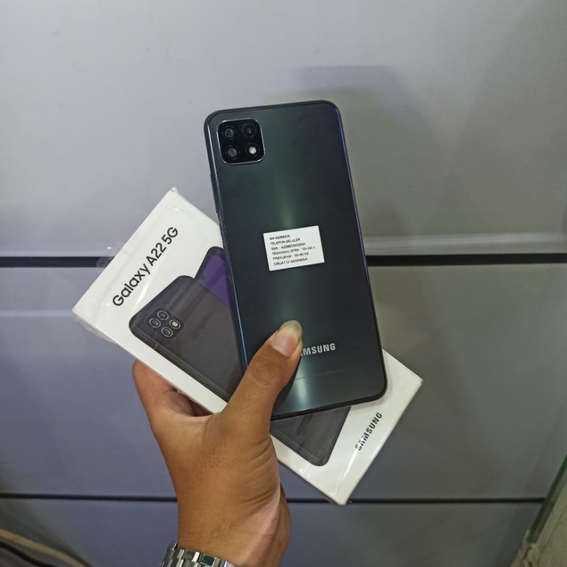 Samsung galaxy A22 5G 6/128gb bekas pakai