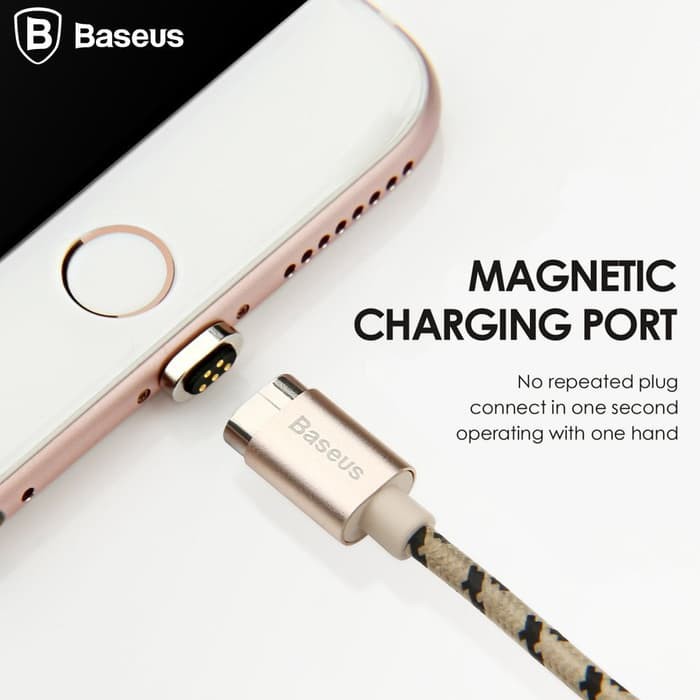 Baseus Magnetic Cable Kabel Magnet Data Charger Fast Micro USB Android