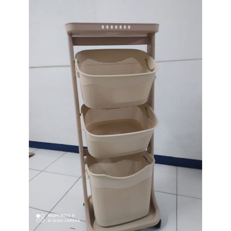 Laundry Basket Olymplast Rak Keranjang Baju Kotor OFT 03 Original Olymplast