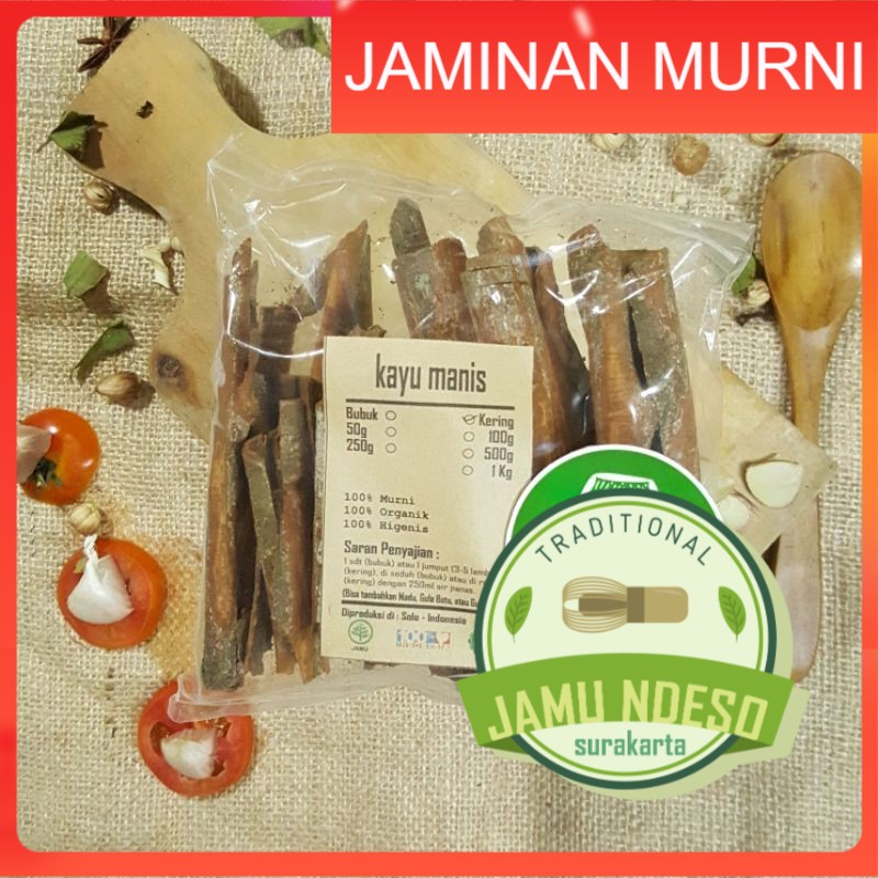 

KAYU MANIS KERING 100 GRAM - Cinnamomum Verum - MURNI - JSR - PREMIUM QUALITY EXPORT