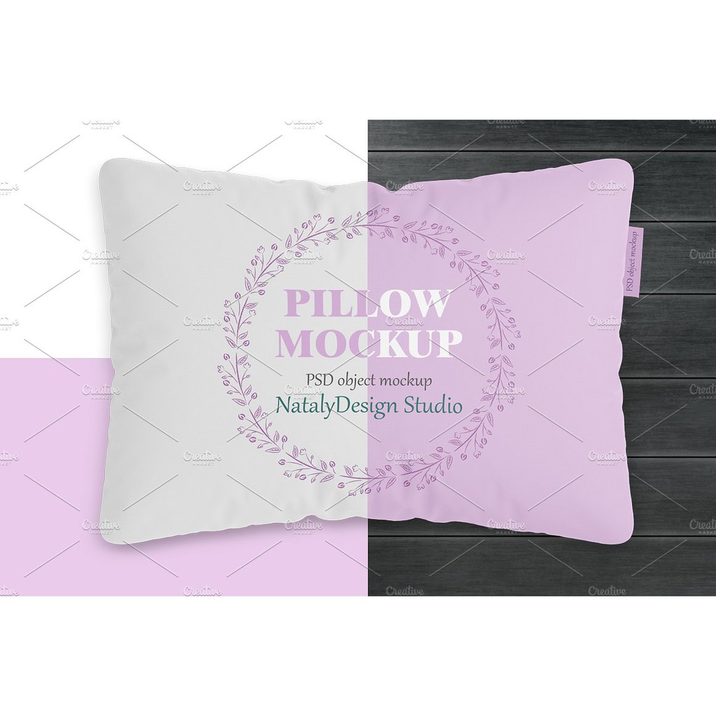 Rectangular Pillow Mockup - Adobe Photoshop