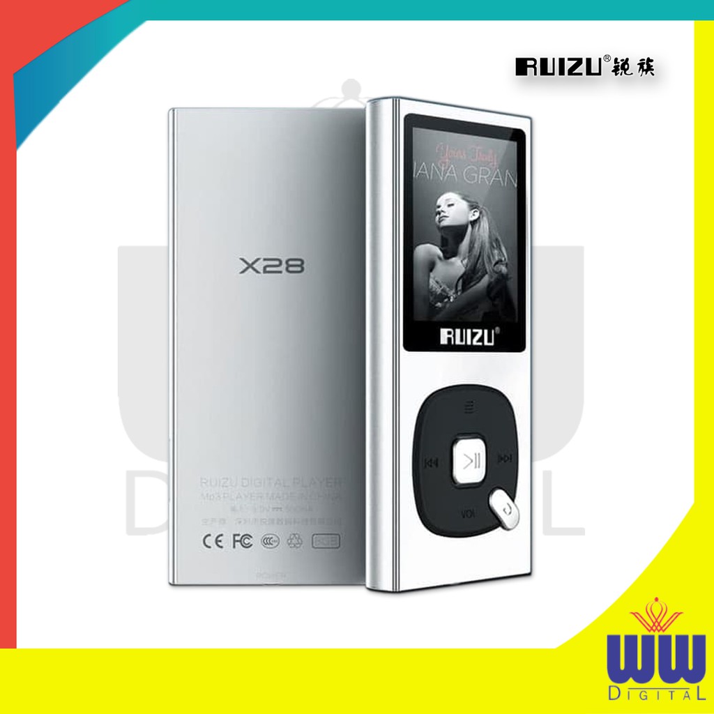 Ruizu X28 MP3 MP4 Audio Player Portable Recorder