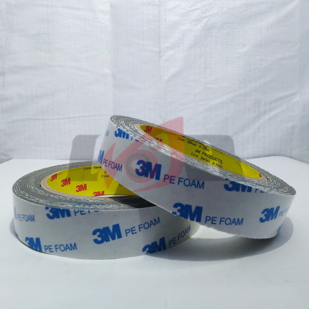 Double Tape 3M FOAM Busa Putih PE High Quality Lem Dobel Perekat