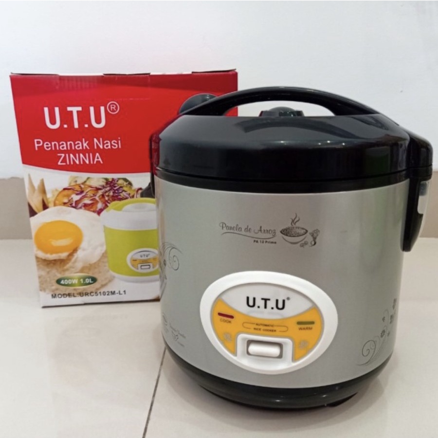 UTU Rice cooker 1 liter Magic com UTU zinnia Penanak nasi Utu 1 Liter