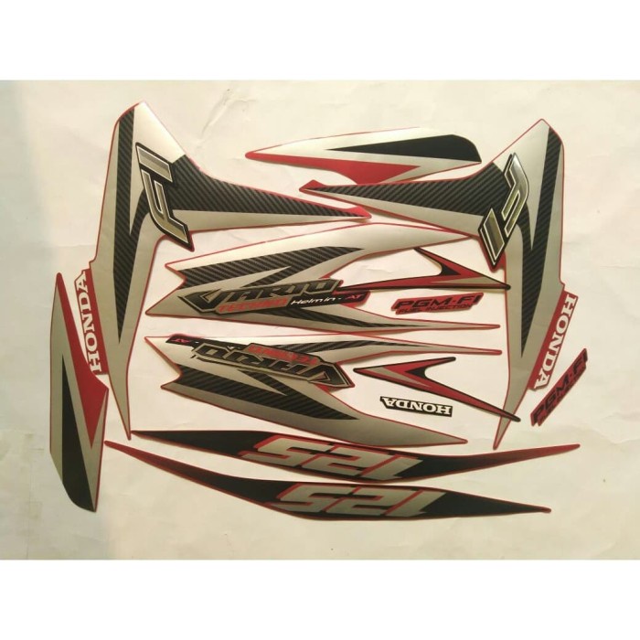 NEW!! stiker striping honda vario techno 125 2013 merah