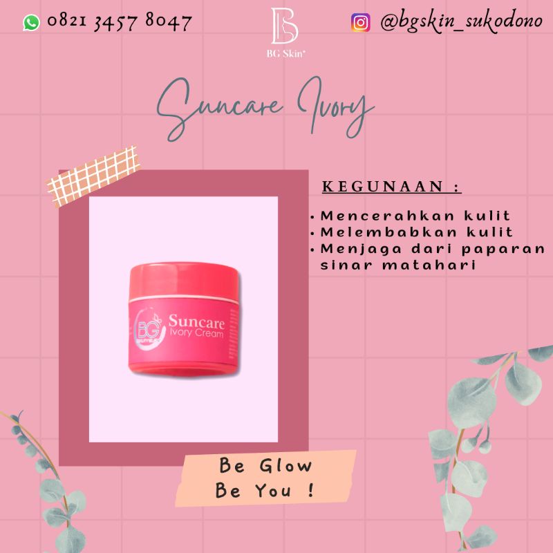 BG SKIN / SUNCARE IVORY BG SKIN CARE
