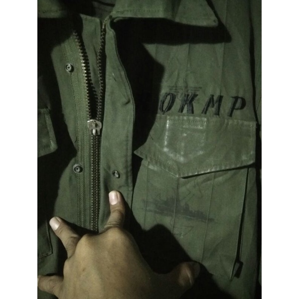 jaket parka  second bekas rok army  m51 UK L