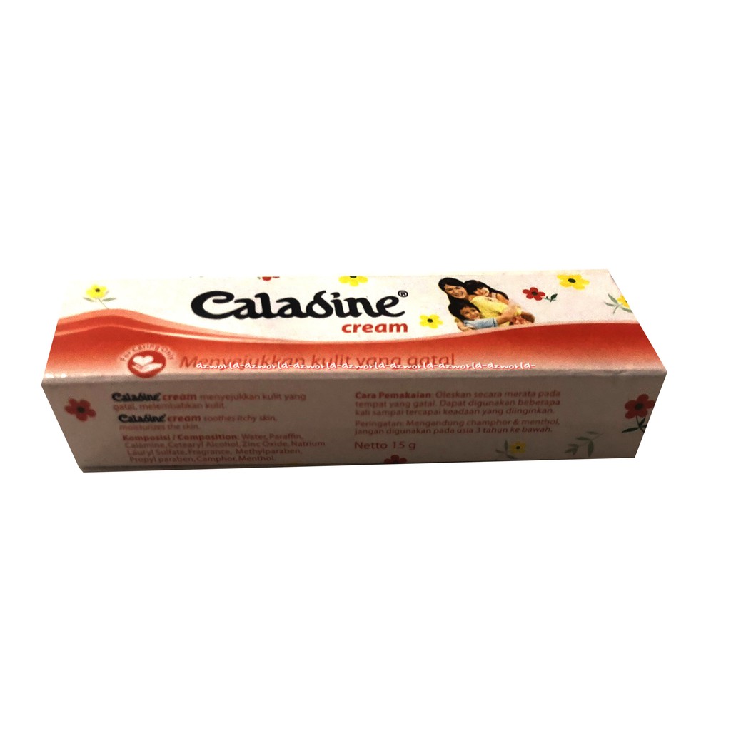 Caladine Cream 15gr Salep Salap Gatal Menyejukkan Kulit Gatal Kaladin Krim