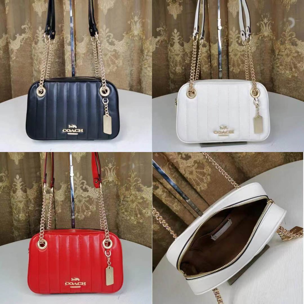 [Instant/Same Day]Coach original 8151 small fragrant shoulder bag chain bag camera bag messenger bag   xjb