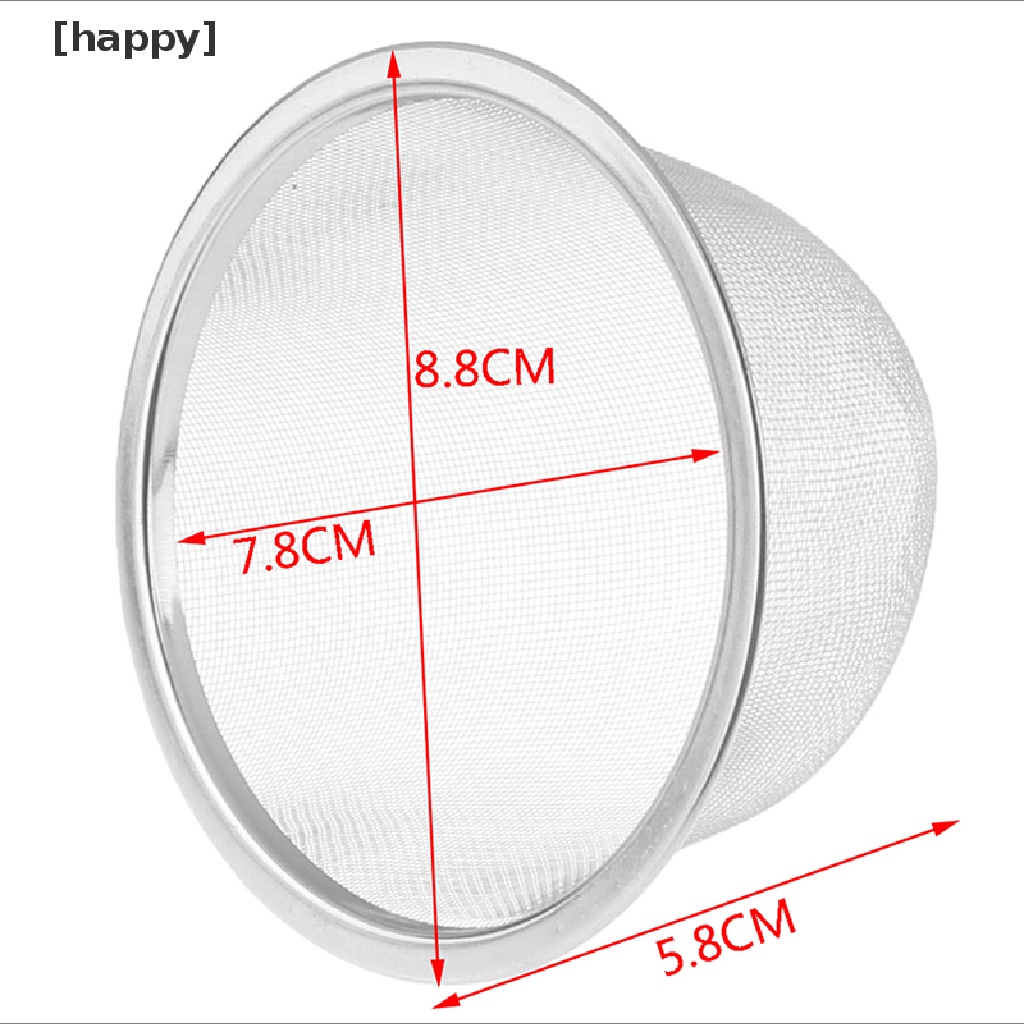 Saringan Teh Bahan Stainless Steel Mesh Dapat Digunakan Kembali