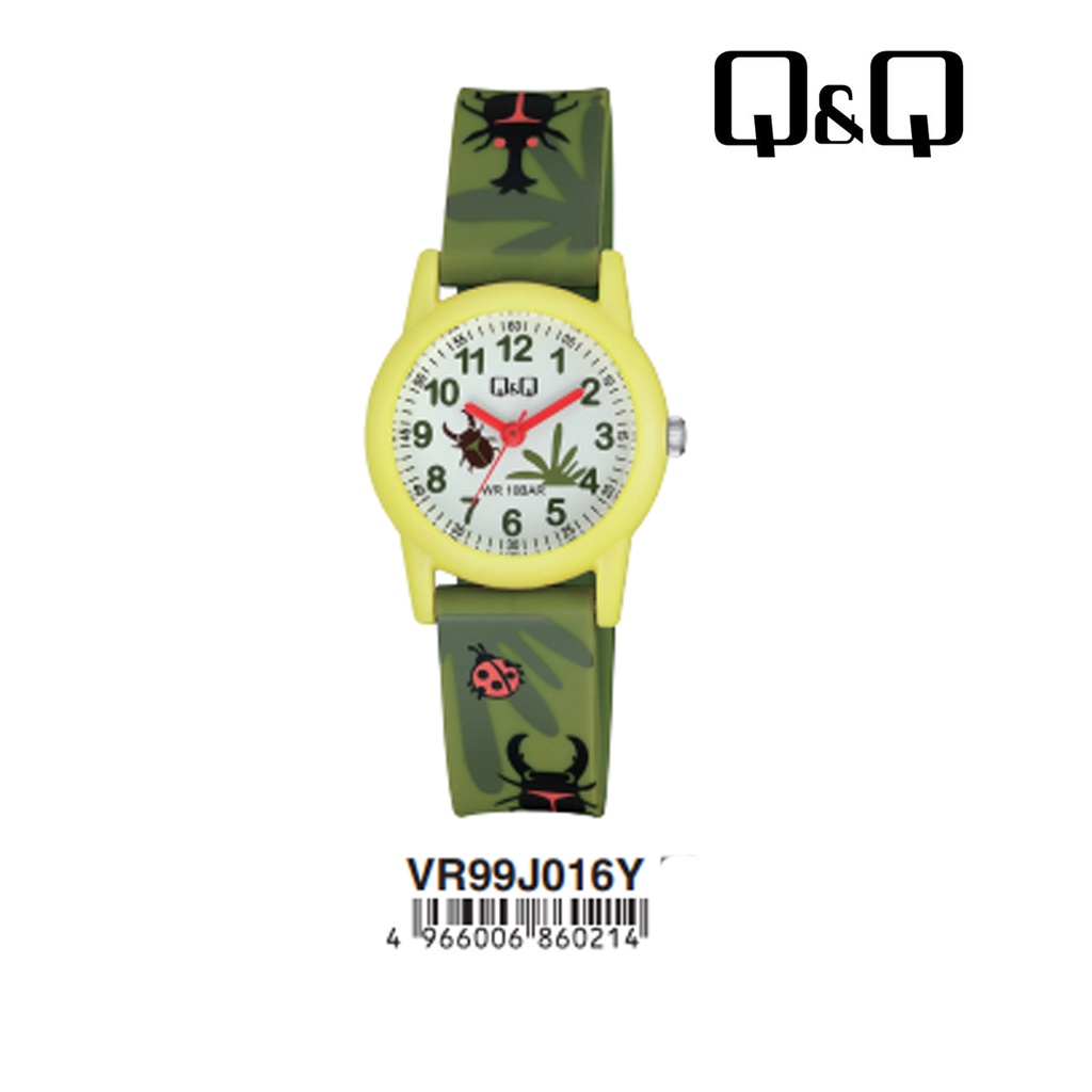 Jam Tangan Anak Colorful Motif Lucu Rubber Analog Original Q&amp;Q QNQ QQ VR99 VR99J series