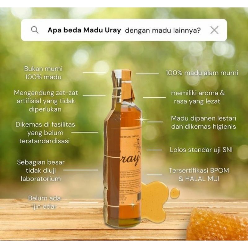 

Madu Uray natural raw honey