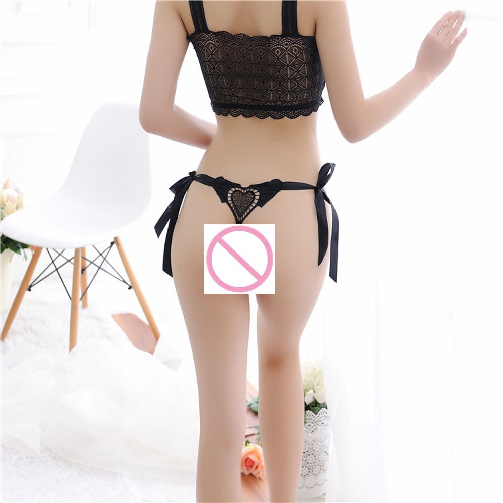 Kode 748 celana dalam wanita transparan sexy back hollow baju tidur