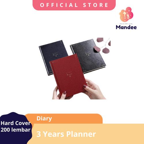 

Buku harian notebook diary hardcover 3 years planning unisex