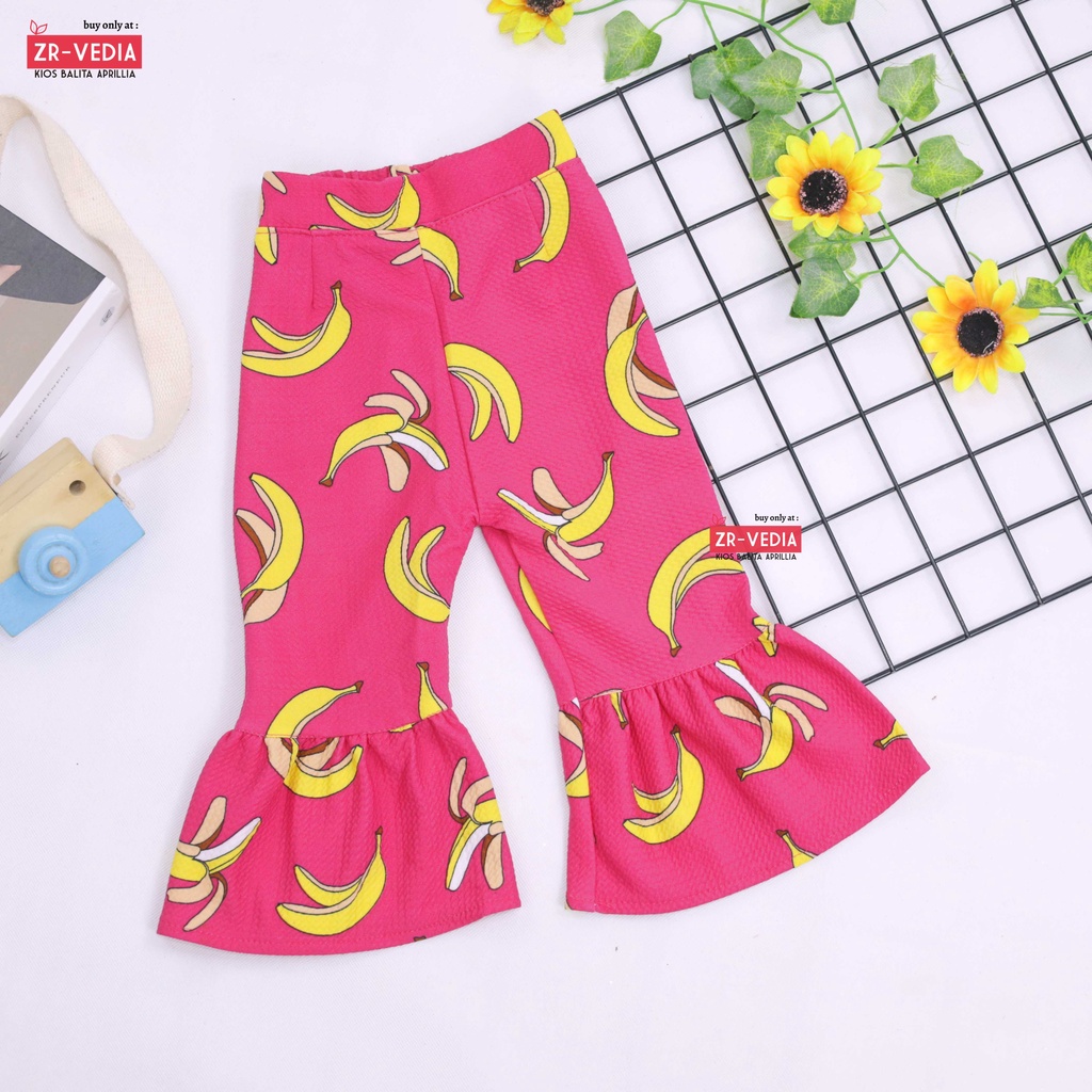 Trumpet Pants 1-2 Tahun / Celana Cutbray Adem Anak Perempuan Legging Cewek Modis Girl Lucu Panjang