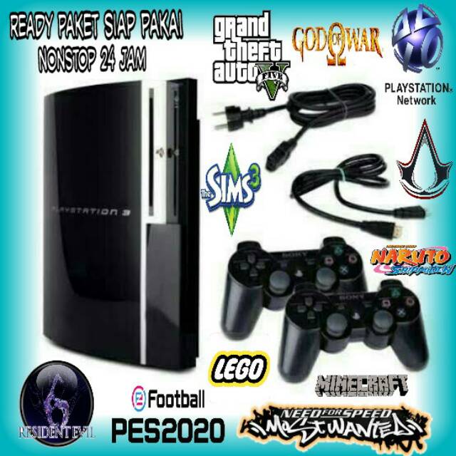 Ps3 ps 3 fat CECHL seri terbaik fullgames terbaru siap begadang 24 jam nonstop