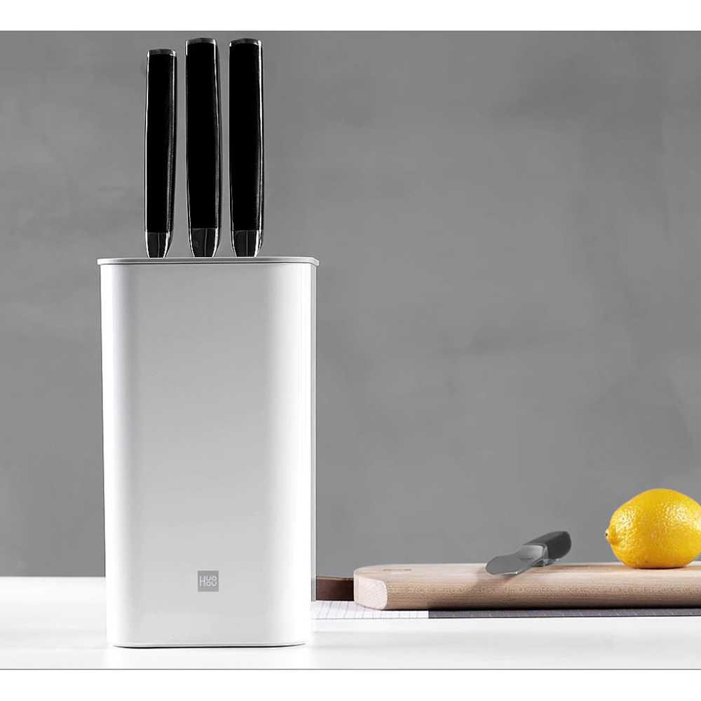 Xiaomi Mijia Huohou Tempat Pisau Dapur Stand Tool Knife Holder Tempat Penyimpanan Piso Minimalis Berkualitas