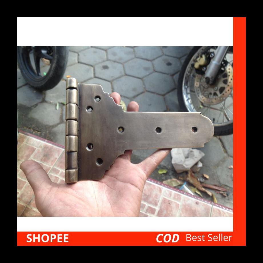 solid brass door hinges / engsel pintu gerbang kuningan antik 02 Asli Kuningan