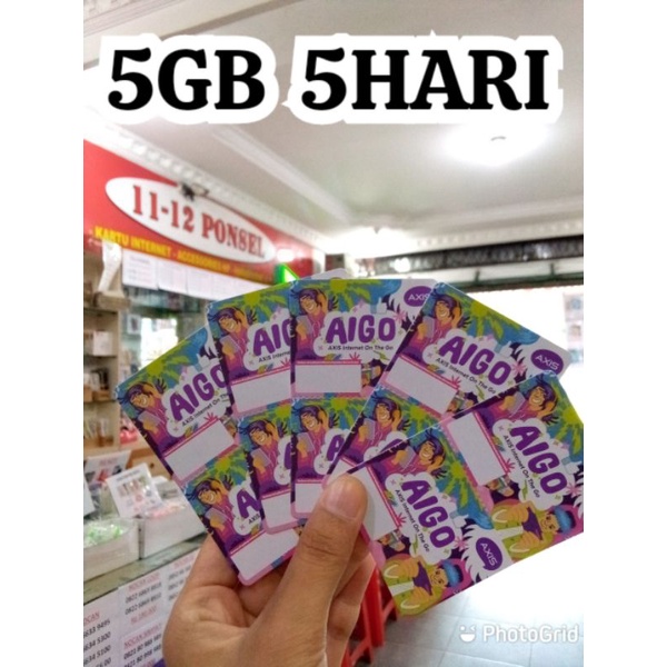 VOUCHER AXIS 5GB(7GB) 5HARI
